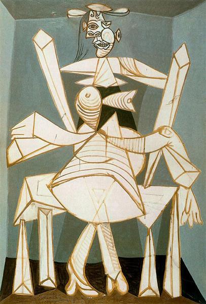 Pablo Picasso Classical Oil Painting Woman In An Armchair